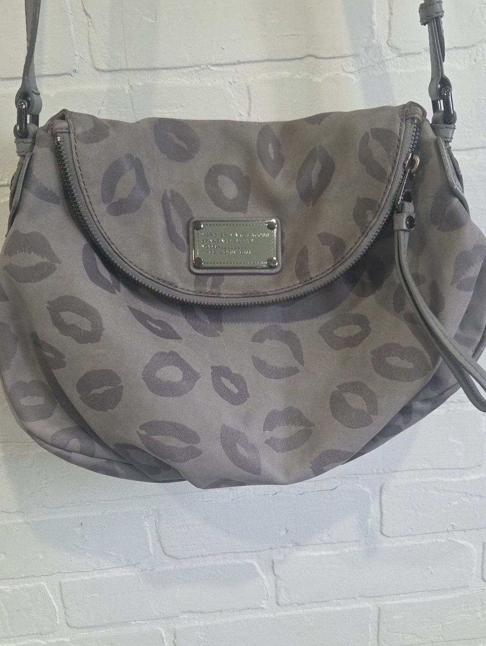 Marc by Marc Jacobs Rare Leather Kiss-Print Natasha Crossbody